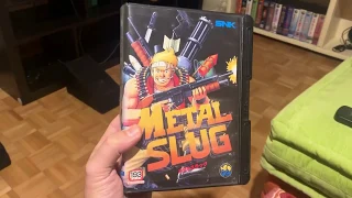 Neo Geo AES Metal Slug 1 presentation & play / limitededitions/ December 2019