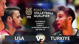 USA vs Turkiye | Volleyball Olympic QT 2023