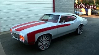 ULTIMATE AUDIO: SUPERCHARGED LS3 '70 Olds Cutlass on 24"/26" Forgiato Wheels - HD