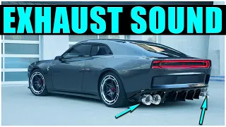 HURRICANE ENGINE Exhaust Sound in the new 2024 Dodge Charger...