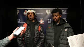 Arizona Basketball Press Conference - Jaden Bradley, Caleb Love