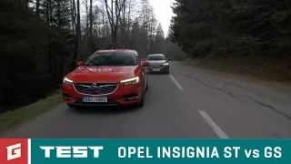 Opel Insignia GS vs ST - TEST -  GARAZ.TV - benzín vs diesel