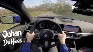 2019 BMW 330i sedan 258 hp POV Test drive
