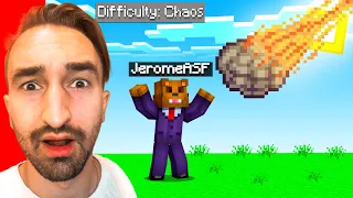 Minecraft, BUT There's Random Chaos EVERY Minute...