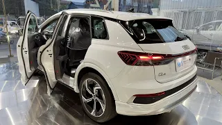 First Look ! 2023 Audi Q4 40 e-tron - Electric SUV 605Km | White Color