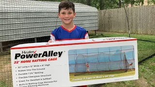 Heater Power Alley 22' Home Batting Cage | YES, IT WORKS FOR ME