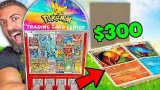 $0.50 Pokemon Card Vending Machine is Stuffed With $1,000 Cards!