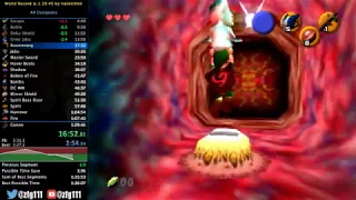 Ocarina of Time All Dungeons Speedrun in 1:29:03