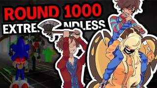 How I Reached ROUND 1000 on EXTREME Endless Survival in Roblox SAKTKIA51!