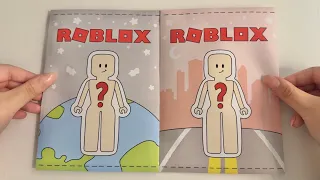 [🎀Paper diy🎀] 로블록스 코디 블라인드백👫🏼 Roblox outfit blind bag👕👚paper play 종이놀이