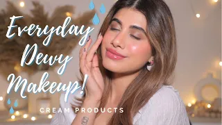 SKIN-LIKE SUPER DEWY Makeup! 💦  || Malvika Sitlani Aryan