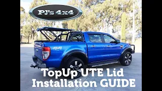 TopUp Ute Lid Fitting 2020 +| PJ's 4x4 Installation