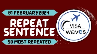 PTE Repeat sentence- February 2024 - Most Repeated