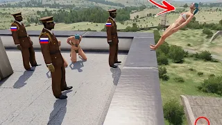 🔴 BEST REVENGE ! Russian General Killed After Throwing Ukrainian Girl from Building - Arma 3