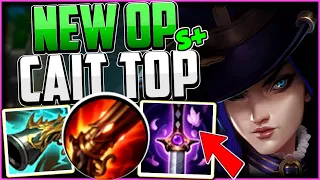 How to Caitlyn & CARRY TOP LANE (Best Build/Runes) Caitlyn Top Beginners Guide Season 14