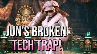 Jun Has A Broken Guaranteed Tech Trap! | TEKKEN 8 - Jun Kazama Gameplay (PS5)