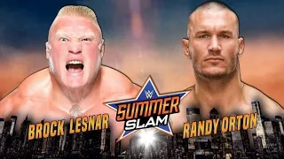 #Randy Orton vs Brock Lesnar at summerslam 2016