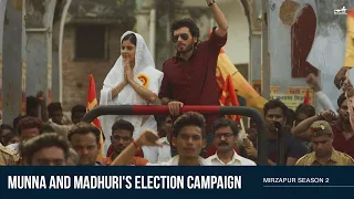 Mirzapur 2 | Munna and Madhuri's Election Campaign | Divyenndu | Isha Talwar