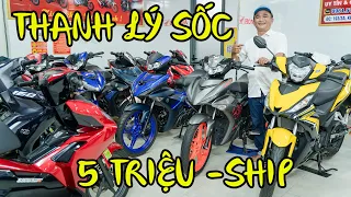 TRÙNG DƯƠNG THANH LÝ EXCITER 150 155 WINNER V1 V3 SONIC SATRIA VARIO 150 AB160 SỐC 5 TRIỆU XE MÁY GI