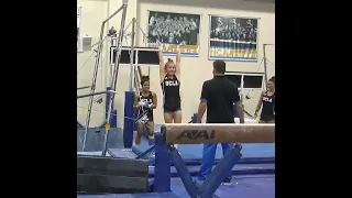 Madison Kocian Training On Bars - 2016 UCLA Practice