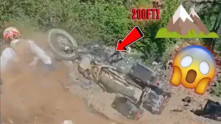 Biker falls off cliff! - BEST ROAD RAGE, CRASHES, CLOSE CALLS OF 2022 - Motorcycle Road Rage [Ep.27]