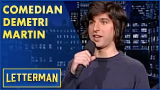 Demetri Martin Makes His Late Show Debut | Letterman