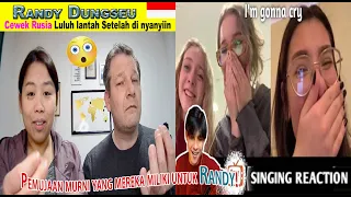 Cewek Rusia Luluh lantah Setelah di nyanyiin | SINGING REACTIONS OmeTV 😍👏|Dutch Couple REACTION