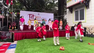 Nimisha dance performance on tet celebration at horizon international school 🏫 🎉🎊🪷❤️