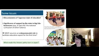 Kyoto U Online seminar: "The ethics and politics of educational export" Presentation 1 16 Feb, 2022