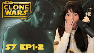 ECHO'S ALIVE? | The Clone Wars 7x1/7x2 Reaction | The Bad Batch/A Distant Echo