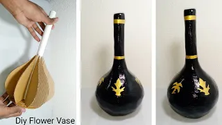 How to make vase - DIY Vase - DIY Cardboard Vase at home