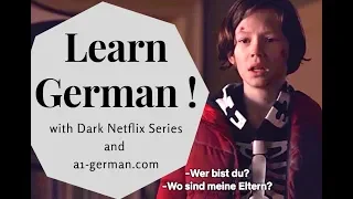 Learn German with DARK Netflix Series