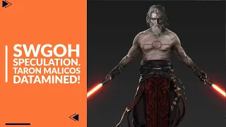 SWGOH Taron Malicos Datamined.  Next Conquest unit?  Animations and ability descriptions inside!
