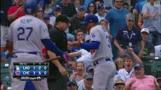 Matt Kemp and Dave Roberts Ejected vs Cubs | Dodgers vs Cubs