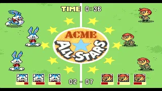 Montana Max vs Buster Bunny - Tiny Toon Adventures: Acme All-Stars (hack)