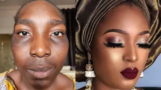 VIRAL 😳😱🔥 BRIDAL MAKEUP & GELE TRANSFORMATION💄 CIRURGIA PLASTICA 💉💉 MAKEUP TUTORIAL