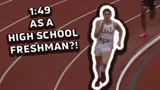 U.S. High School Freshman Class RECORD! Cooper Lutkenhaus Runs Insane 1:49.84 800m At UIL 5A States