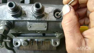 volvo bm 350 boxer injection pump delivery valve leak repair