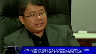 Mike Arroyo faces new graft case over PNP chopper scam