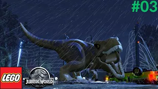 LEGO Jurassic Park: The first confrontation with Tyrannosaurus Rex - 4k60fps