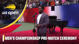 Will Liverman performs America The Beautiful & Lift Every Voice and Sing 🇺🇸 | 2023 US Open