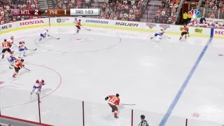 NHL 18 Flyers vs Canadians 2-20-18