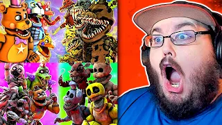 [SFM FNaF] Corrupted vs Rockstar & [SFM FNaF] Sinister vs Shattered Security Breach #FNAF REACTION!!