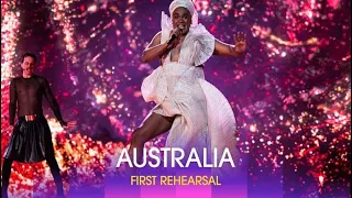 SNIPPET - ONE MILKALI (ONE BLOOD) - AUSTRALIA 🇦🇺 - FIRST REHEARSAL - ESC 2024