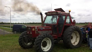 Fiat 100-90 tractor dyno run