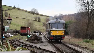 Diesel Railbus at Oakworth, at 4:12pm on Sunday 5th February 2023. Please subscribe to my channel.