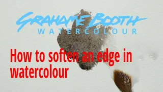 How to soften an edge in watercolour