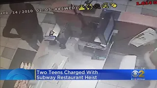 Two Teens Charged With Subway Restaurant Heist