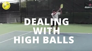Tennis Tip: Dealing With High Balls