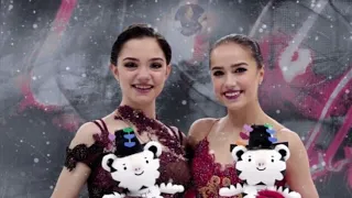 #figureskating // Alina Zagitova and Evgenia Medvedeva